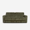 Sofa rozkładana 2,5-osobowa ciemnozielona BELVITO - 1