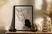 Obraz w czarnej ramie ABSTRACT I 50x70 cm - 2
