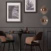 Lampa podłogowa ciemne drewno brązowa LUNAR WOOD - 8