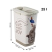 Pojemnik na karmę lub żwirek dla kota CAT CODY 25 L - 2