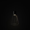 Lampa wisząca loftowa MODESTO BLACK I fi 16 cm - 2