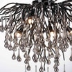 Lampa sufitowa czarna ICICLE fi 50 cm - 4