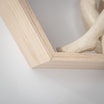 Komplet 3 szt. półek ściennych geometrycznych - 5