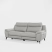 Sofa z funkcją relaks skórzana PERLE - 2