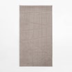 Dywan geometryczny ACTION, beżowy, 80x150 cm - 1