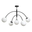 Lampa sufitowa kule czarna VOLTA 5 - 4