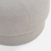Puf okrągły boucle jasnoszary IQOMO - 5