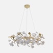 Lampa wisząca złota LEAF - 1