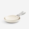 Patelnia POLAR biała-srebrna 24 cm - 5