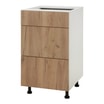 Szafka dolna BASIC PLUS BP/D45S3 dąb craft złoty - 1