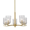 Lampa wisząca żyrandol złota TAZZA - 3