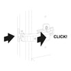 2 zawiasy INNER 95° do ramki aluminiowej czarne - 2