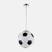Lampa wisząca biało-czarna PIŁKA - 1
