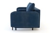 Sofa granatowa VAMOS nóżki orzech - 3