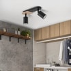 Listwa podwieszana rustykalna 2 spoty COVER WOOD - 2