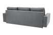 Sofa rozkładana szara KAMALA - 3