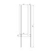 Kinkiet minimalistyczny LED 90 cm czarny ARCO II - 2