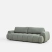 Sofa 3-osobowa rozkładana szałwiowa PASSO - 6