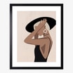 Obraz WOMEN IN HAT II 40x50 cm - 1