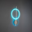 Kinkiet LED RGB Wi-Fi stalowy Q-ARKOA z pilotem - 3