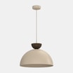 Lampa wisząca beżowa NEVIS I - zdjęcie 1