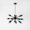Lampa wisząca loftowa czarna MANDI 51 cm - 1