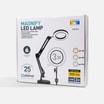 Lampa biurkowa kreślarska powiększająca MAGNIFY LED czarna - 4