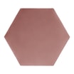 Panel tapicerowany FIBI HEXAGON 20x20, różowy - 1