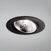 Oprawa halogenowa wpuszczana oczko czarna CHUCK 16 cm - 2