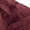 Sofa 3-osobowa rozkładana bordowa OMBRE - 3