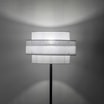 Lampa podłogowa abażur biały CALISTO - 2