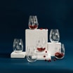 Komplet 6 szklanek srebrne GWIAZDKI 500 ml - 2