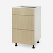Szafka dolna z szufladami BASIC PLUS BP/D45S3 sand barbera oak - 1
