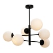 Lampa wisząca kule 6-punktowa czarna AURORA - 3