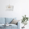 Lampa wisząca glamour złota BACH 41 cm - 2
