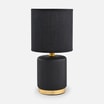 Lampa stołowa nocna czarna 27,5 cm - 1