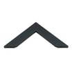 Lustro w czarnej ramie SLIM 67,5x127,5 cm - 3