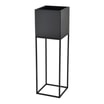 Kwietnik metalowy czarny LORIENTS 67 cm - 1