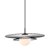 Lampa wisząca kula czarna ALISON - 4