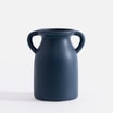 Wazon z uchwytami niebieski 20 cm - 1