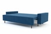 Sofa rozkładana ciemnoniebieska KAMALA - 5