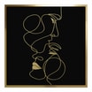 Obraz w złotej ramie GOLD FACE II 50x50 cm - 1