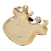 Patera świąteczna RENIFER złota 13 cm - 1