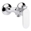 Bateria prysznicowa ścienna chrom ALPINIA rozstaw 10 cm - 1