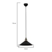 Lampa wisząca pojedyncza czarna MAYA - 4