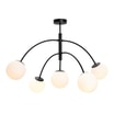 Lampa sufitowa kule czarna VOLTA 5 - 3