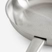 Patelnia ze stali nierdzewnej OVAL srebrna 28cm - 2