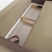 Sofa welurowa beżowa ROMA - 6