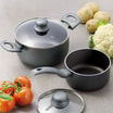 Garnek z powłoką nieprzywierającą Ilag Basic GRAPHITE 4,7 l - 2