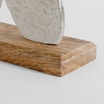 Dekoracja świąteczna, anioł, srebrny, 16 cm - 2